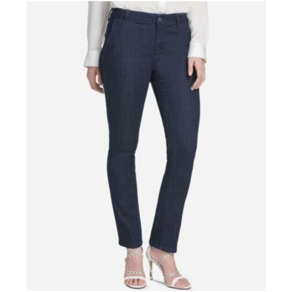 Brand New w/DKNY NWT Dark Blue Straight Leg Jeans